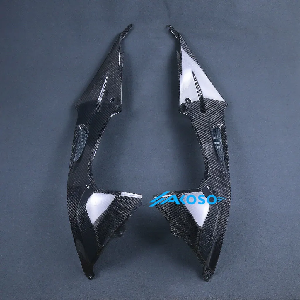 2009 2010 2011 2012 2013 2014 For BMW S1000RR Full 3K Dry Carbon Fiber Motorcycle Fairings AKOSO 윙렛 Accesorios Para Modification image 3