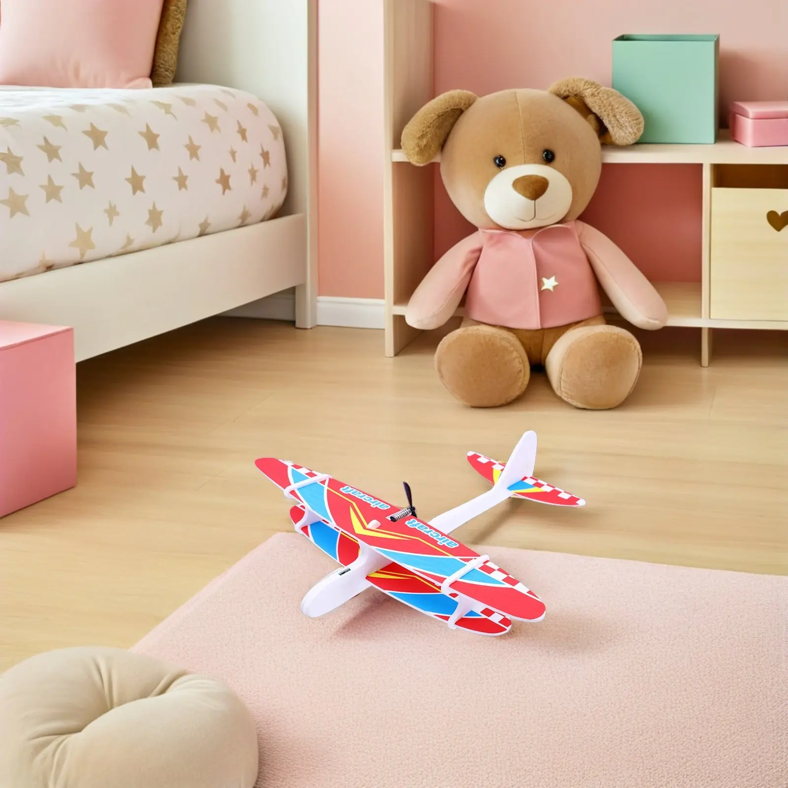 

Plane Model Electric Hand Throw Airplane Throwing Glider Airplane Model Aircraft Toy Children Gift Outdoor sports Game Kids Toys