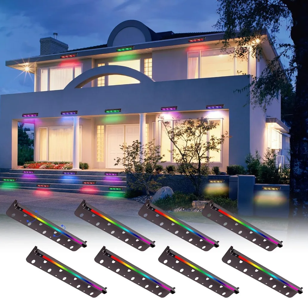 

Landscape Light Multi-color Mode Reliable Quality Can Be Used for Lighting Retaining Walls Flower Beds Outdoor Kitchens