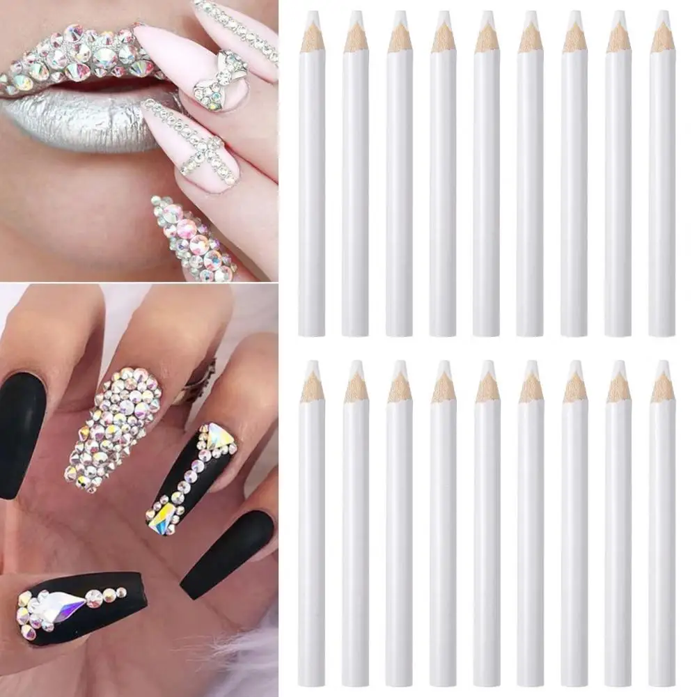 Nail Art Pen Set Strass Applicator Pen Herbruikbare Strass Puntpen Lichtgewicht Nail Art Diy Tool Voor Manicure Voor Gemakkelijk