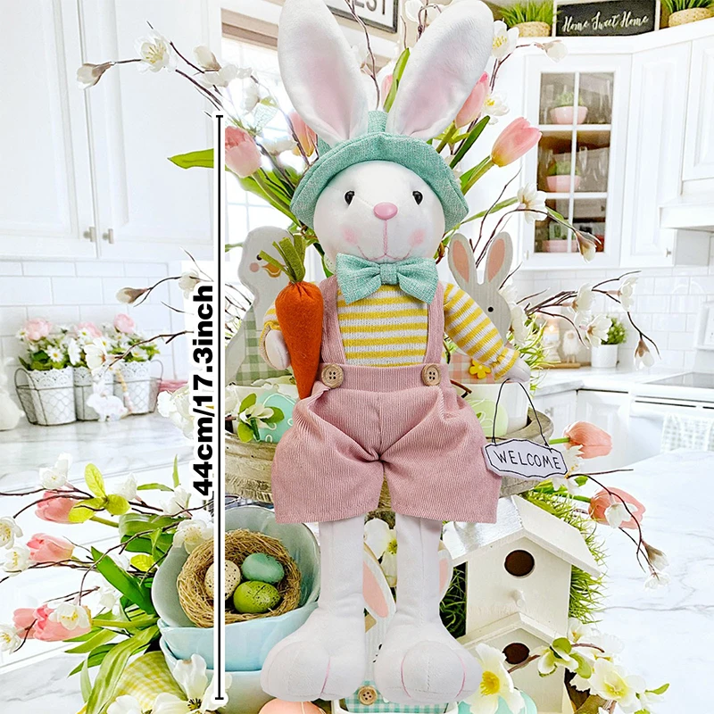 Easter Bunny Doll Children Toy Home Decor Items Kids Room Decoration Wedding Decorations Birthday Gifts Guests Christmas Event