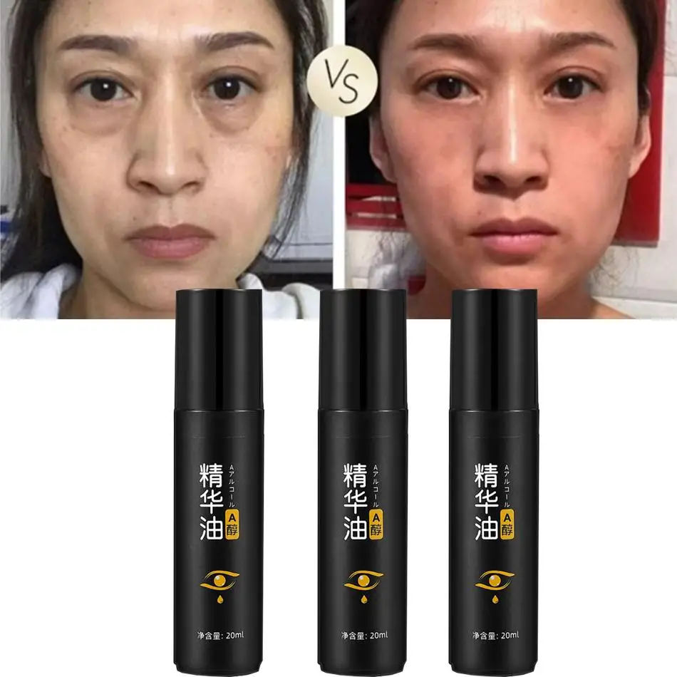 

3 Pieces Retinol Anti-Wrinkle Eye Serum Oil Lifts Tightens Eye Area Lightens Fine Lines Dark Circles Remove Eyes Bags Puffiness