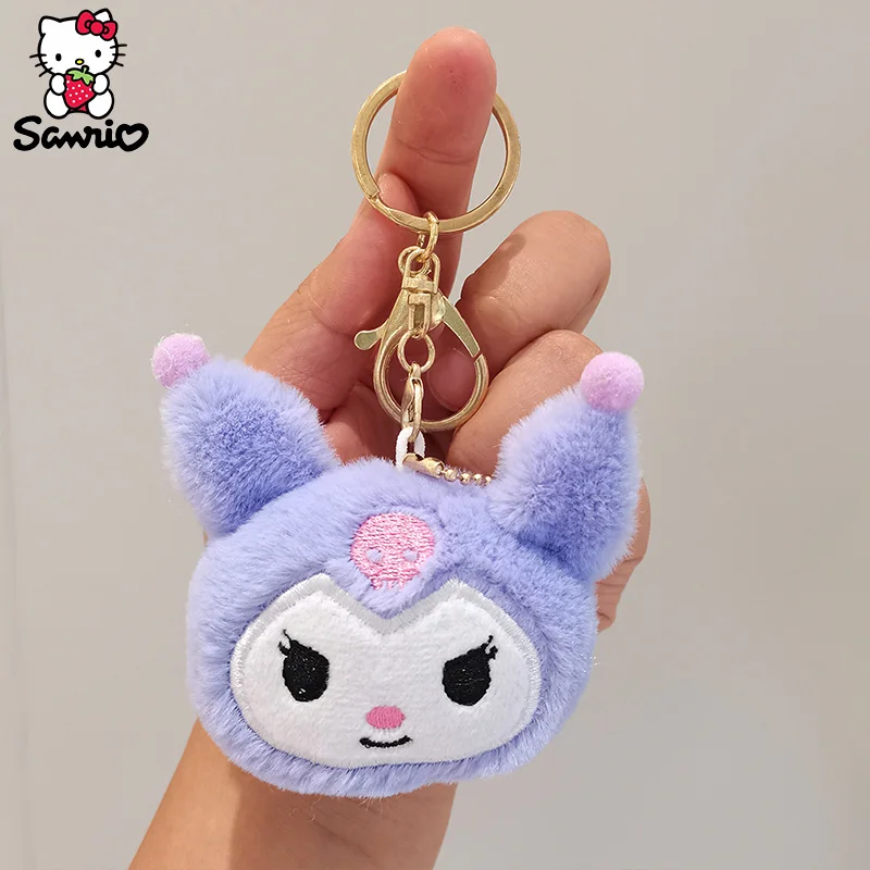 Sanrio Accessories Kuromi Keyring Doll Cinnamoroll Keychain Plush My Melody Backpack Pendant Hello Kitty Thing Wholesale Kid Toy