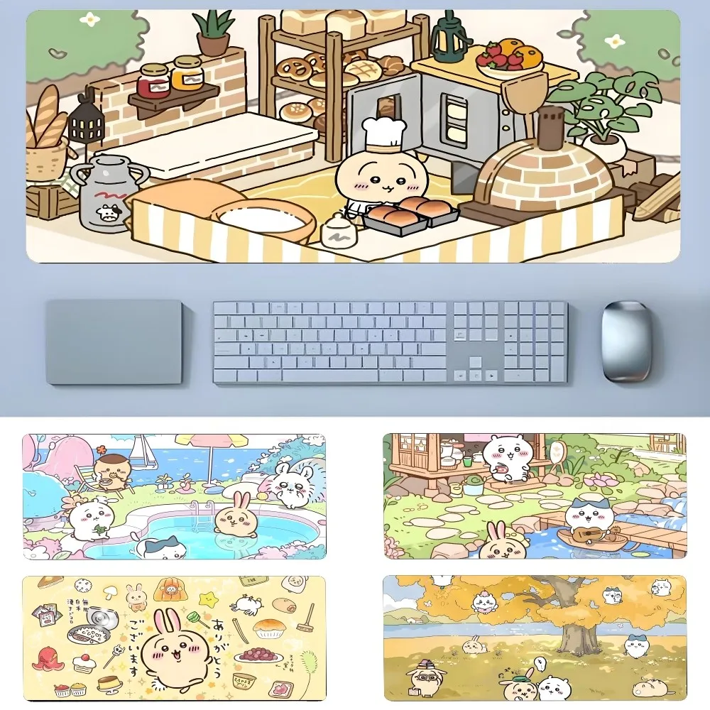 Cute Cartoon C-chiikawa Mousepad New Arrivals Large Gaming Mousepad L XL XXL Gamer Mouse Pad Size For Keyboards Mat