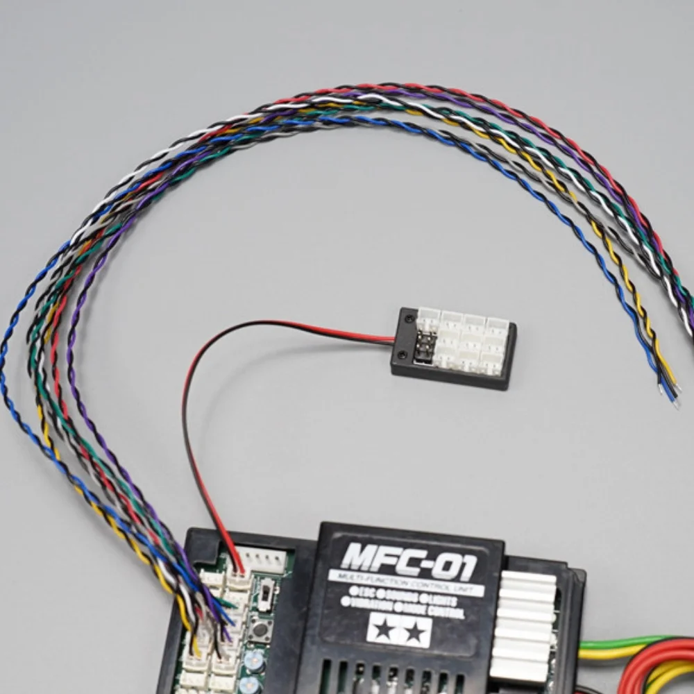 PH2.0 سلك طرفي أربعة في واحد MFC-03 01 عالمي لـ 1/14 Tamiya RC SCANIA 770S BENZ MAN مركبات التسلق بجهاز التحكم عن بعد #4