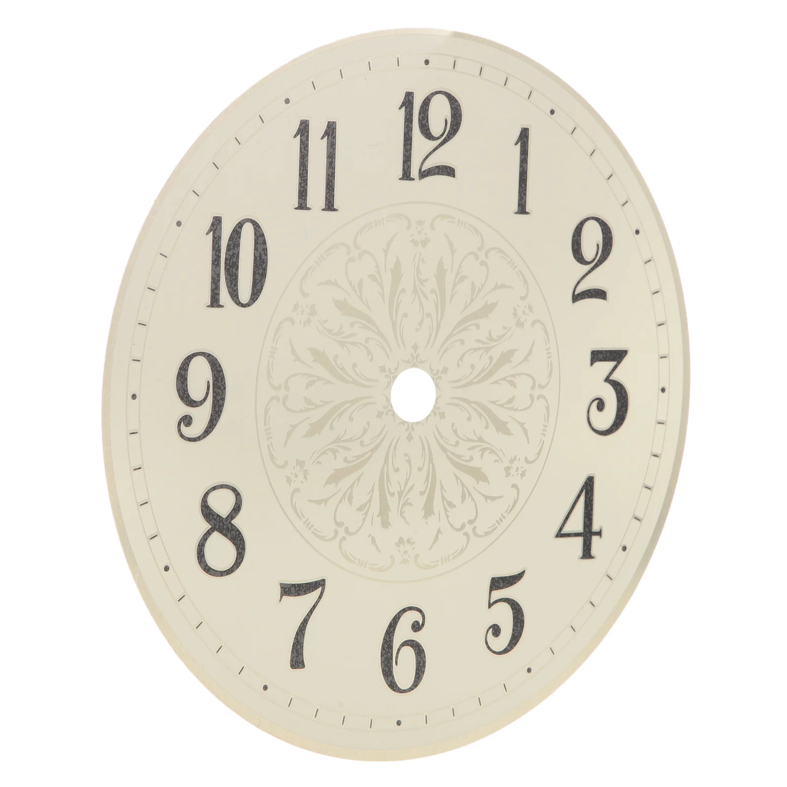 

DIY Clock Dial Replacement Stylish Round Design Easy to Use Material for Custom Clock Projects Dial Plate