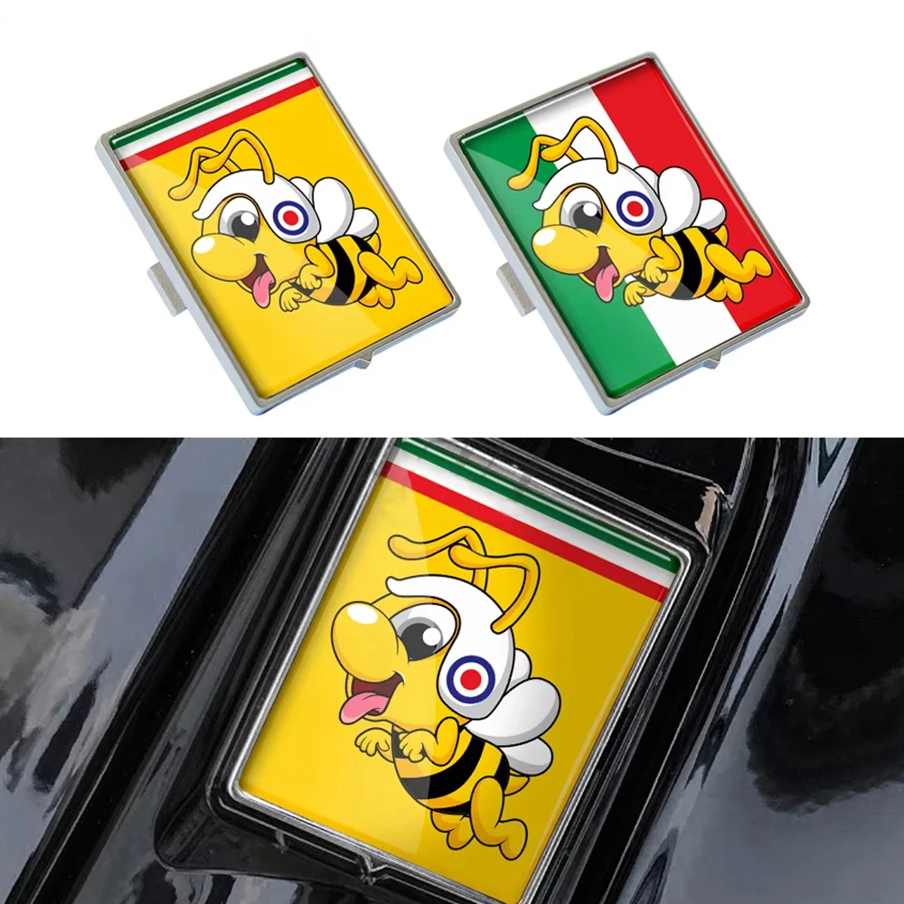 

Small decoration For Piaggio Vespa Scooter LX LXV Primavera Sprint GTS Super 50 150 250 300 300ie Front Rectangle Badge Sticker