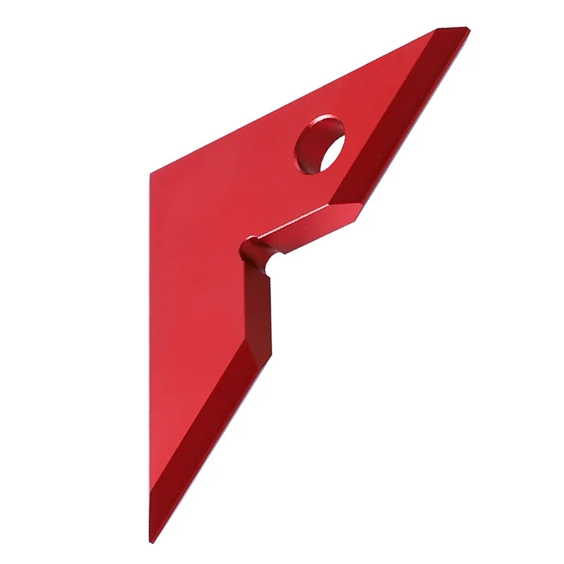 알루미늄 합금 목공용 고정밀 나이프 엣지 앵글 룰러 45/90 °   내부 외부 겸용 만능 각도자, 내구성 있는 그린-T