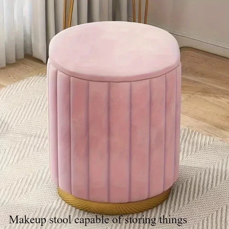 

Desk Footrest Makeup Chair Office Footrest Storage Chair Rooms Bedroom Chair Hallway Ottoman Seat Puffs Puffs Asiento Furniture