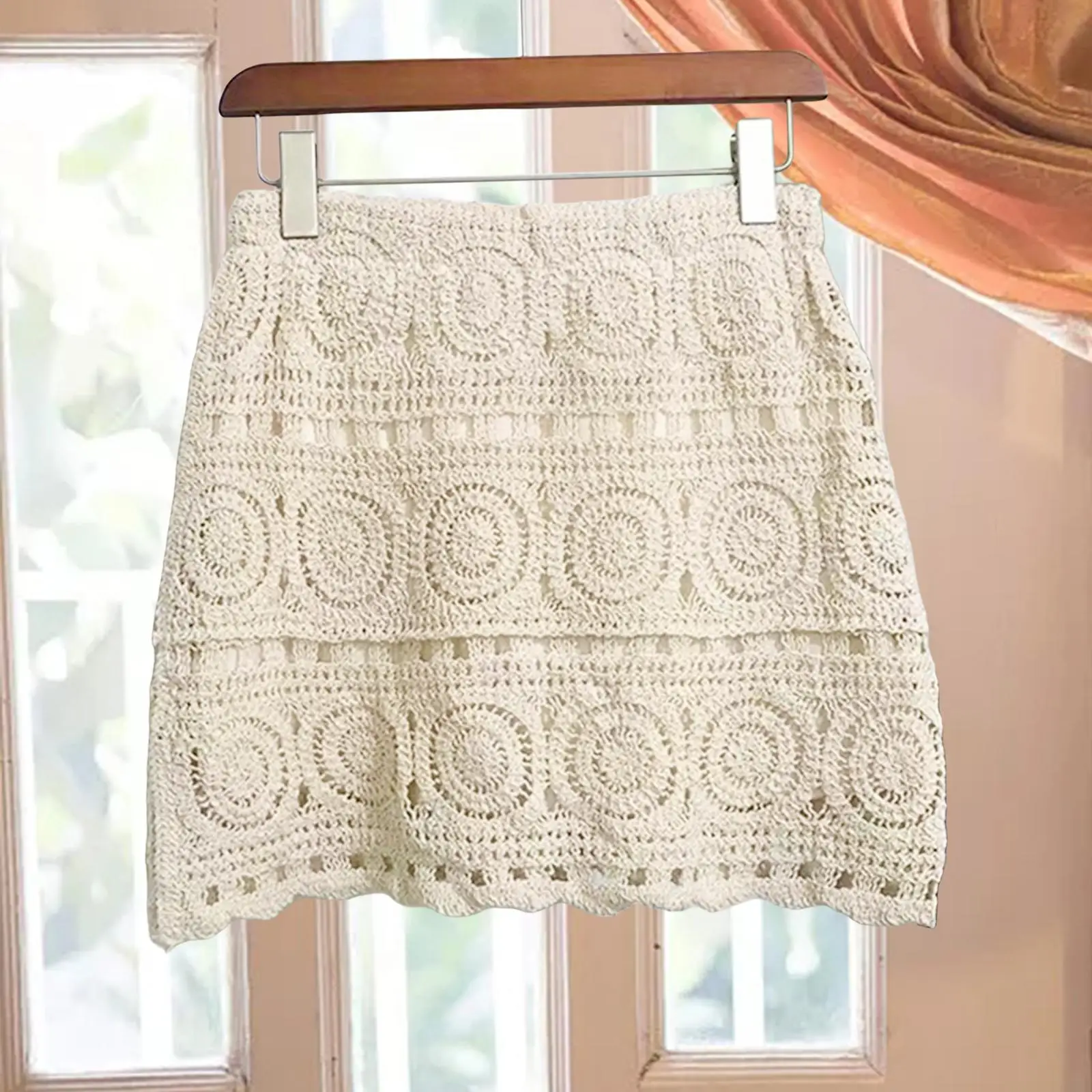 

Women Crochet Skirt Coverup Skirt Beach Skirt for Women Summer Traveling