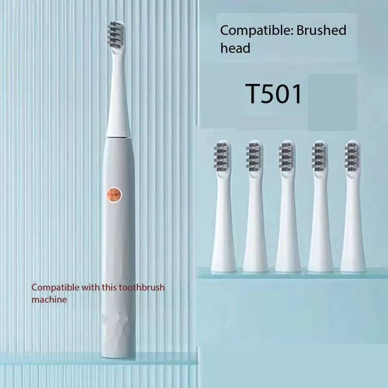 Насадки для электрических зубных щеток ENCHEN T501, щетина Enchen T501, сменные насадки с мягкой щетиной Dupont, насадки