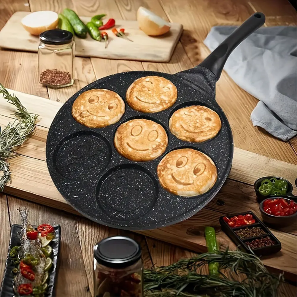 7/4 Cup Pancake Pan Egg Omelet Crepe Frying Pan Non-stick Griddle Pancake Maker Pancake Shapes Pan Perfect for Kids Breakfast