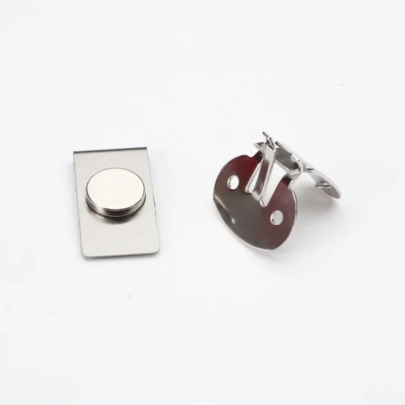 Magnetic Invisible Tie Clip Automatically Fixed Stainless Steel Metal Shirt Tie Clips Creative Jewelry for Men Accessories Gifts