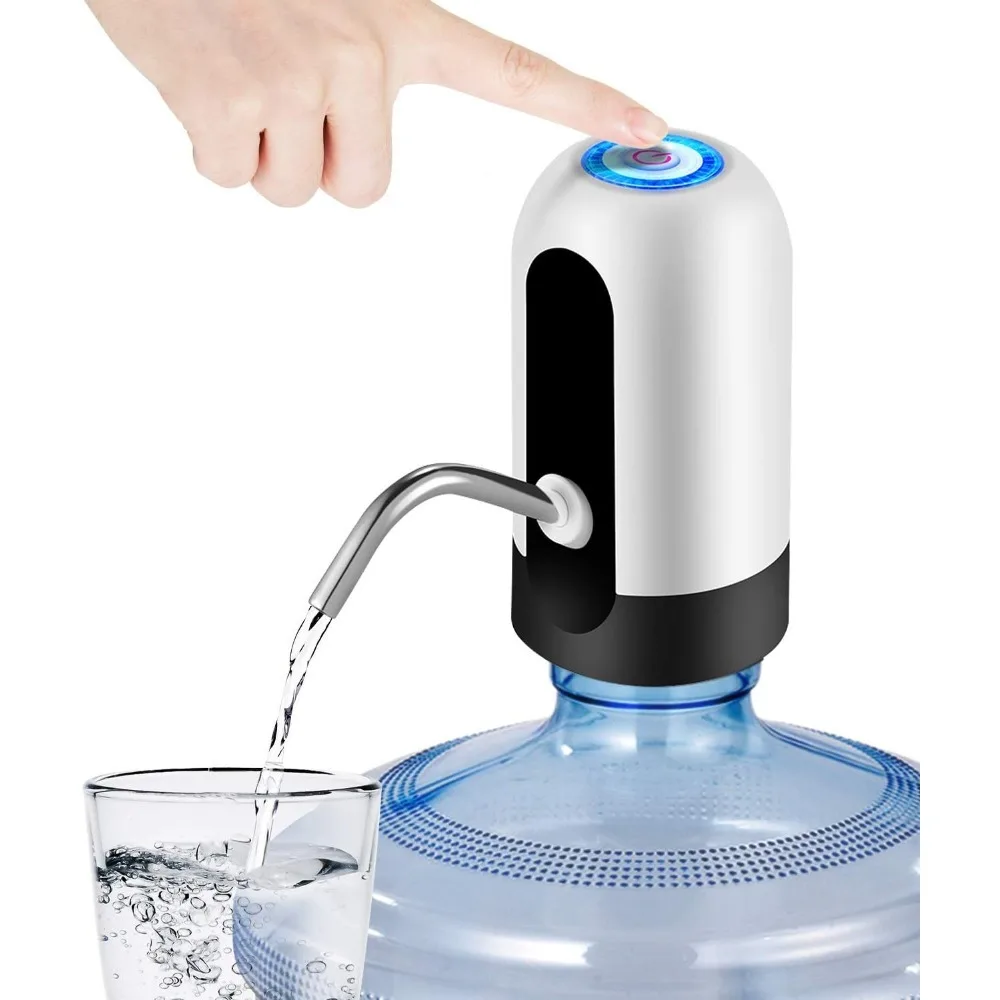 

5 Gallon Water Bottle Dispenser USB Rechargeable Water Bottle Pump Camping Portable Electric Water Dispenser Reusable