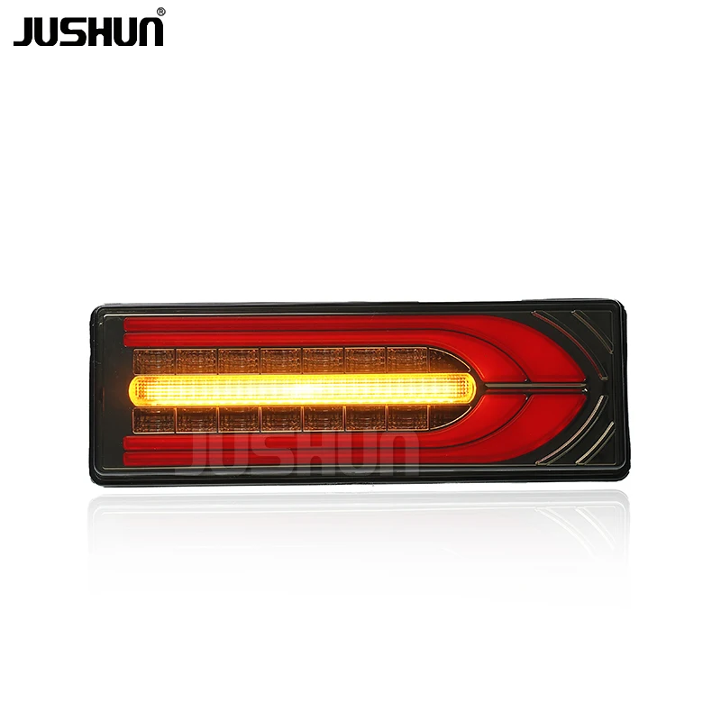 Complete LED DRL Signal Rear Taillamp Assembly Red Lens For Toyota Land Cruiser LC7 20-23 Brand New Car Light Accessories