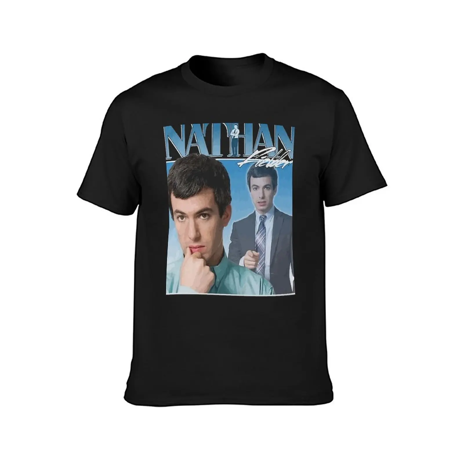 Nathan Fielder 90s Vintage T-Shirt cute clothes vintage tees Men's cotton t-shirt