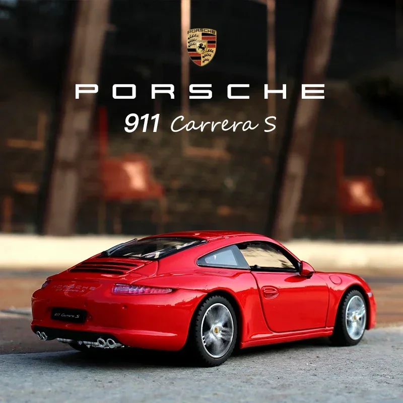 1:24  Porsche 911 CARRERA S  car  alloy car model simulation car decoration collection gift toy Die casting model boy toy