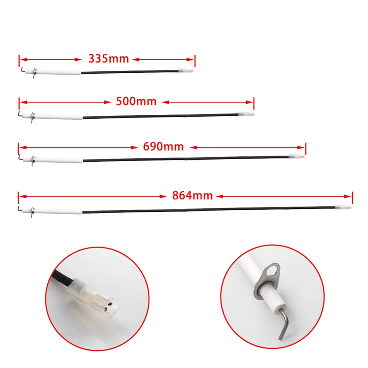 For Blackstone 36 Inch Grill 4 Outlets Grill Igniter Kit Electronic Spark Igniter for Blackstone Igniter