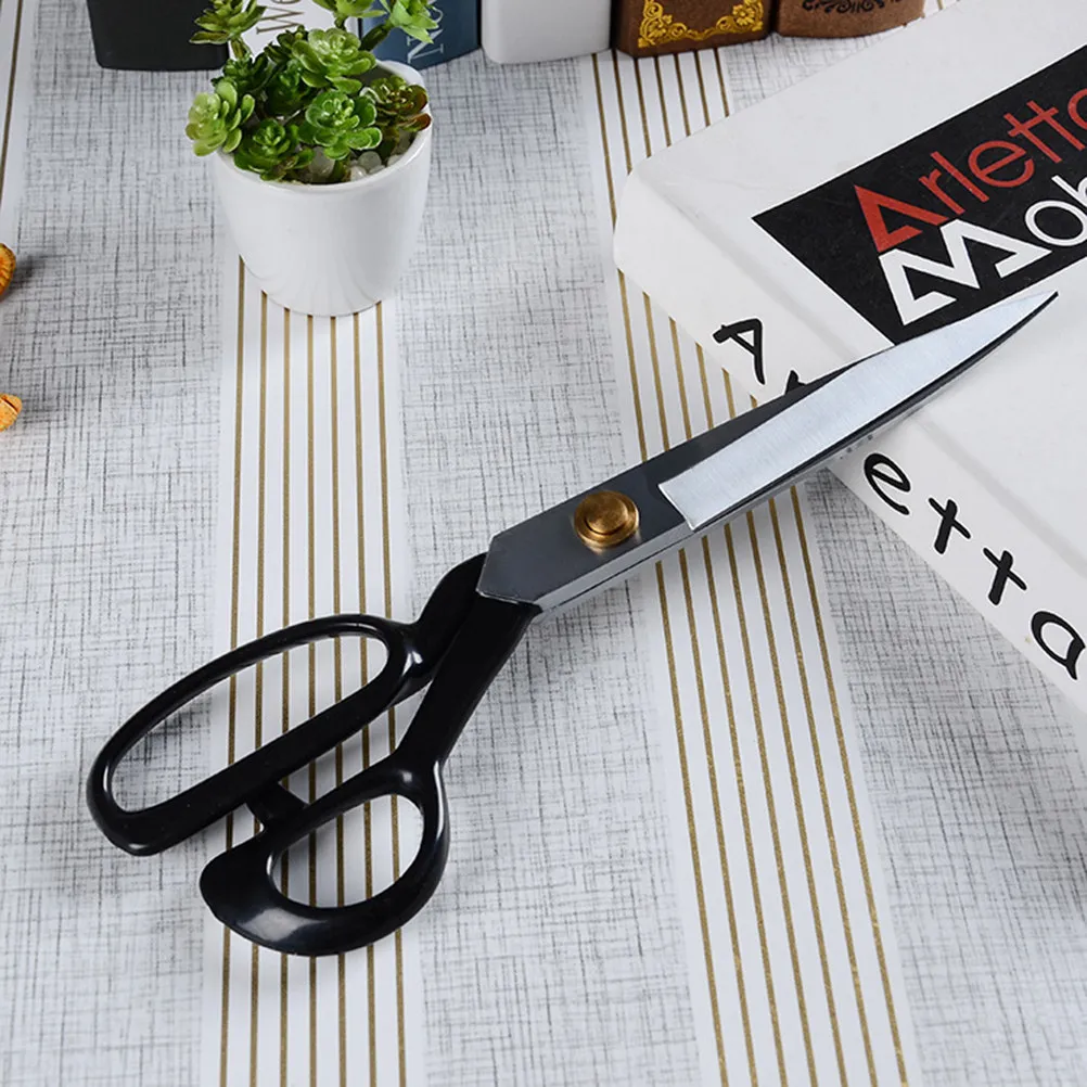 

1 пара профессиональных портновских ножниц, металлические ножницы для шитья, легкие, с удобной ручкой, для раскроя ткани и шитья