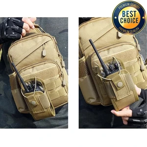 Taktische Radio Molle Walkie Talkie -Tasche 1000d Outpotted Radio Call Coldre Transport Bag Hunting Camp Magtasche 6 Hauptverkaufsfunkabdeckung - №1