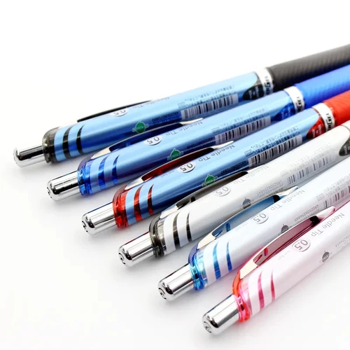 Imagen 2 del producto 1 Uds Pentel BLN75 EnerGel Series 0,5mm bolígrafos de Gel de tinta de secado rápido punta de aguja tipo prensa bolígrafo Neutral suministros escolares suaves