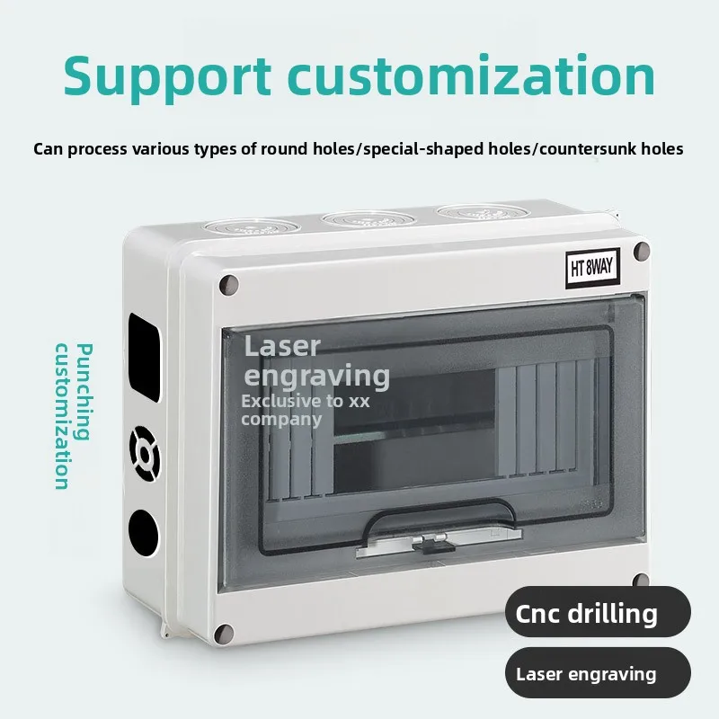 HT IP65 2/3/5/8/12/15/18/24 way Distribution Box Waterproof MCB Box Panel Installation Distribution Box Waterproof Junction Box