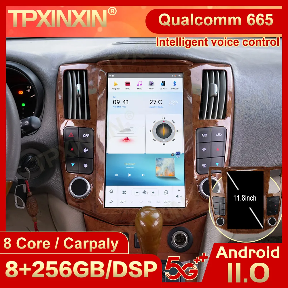 

Android 11 Tesl- Screen Multimedia For Lexus RX RX300 RX350 RX400 2004 2005 2006 2007 GPS IPS Navi Audio Radio Player Head Unit