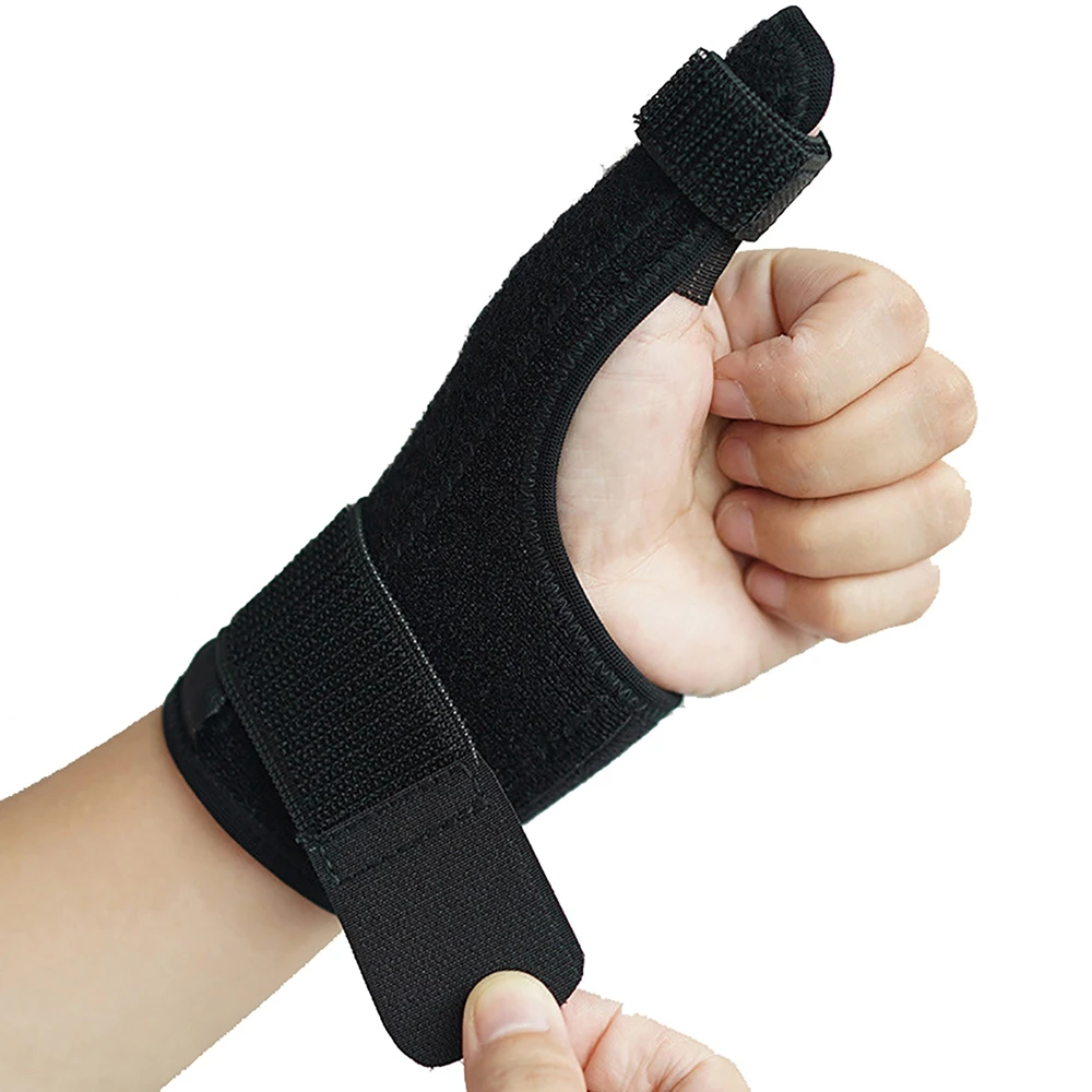 1 Pcs Adjustable Thumb Splint and Wrist Brace Elastic Wrist Support Bandage for Men & Women ( Optional for Left and Right Hands)