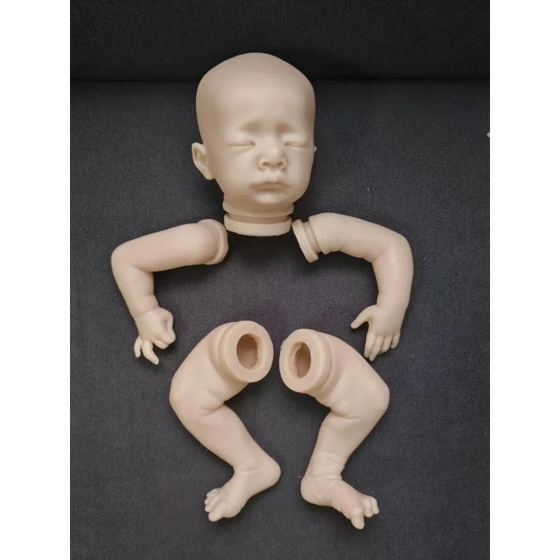 20inch Blank Color Unpainted Reborn Baby Kit Mika 50cm  Unfinished DIY Parts with Body Cloth