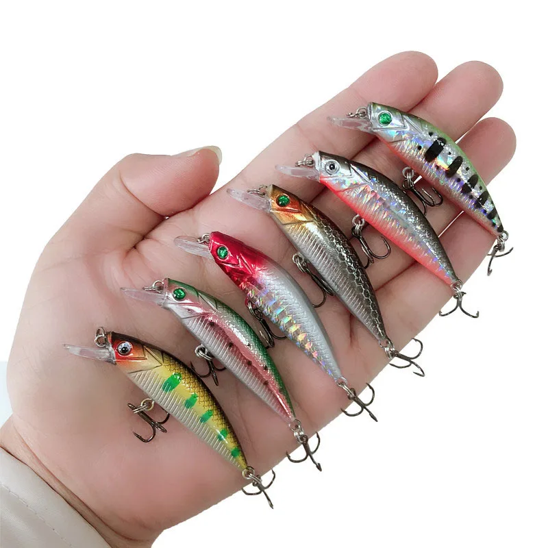 

Small Fish Lure 55mm/5.8g Treble Hook Crank Lure Swinger Trolling Hard Lure Carp Fly Fishing Freshwater Fake Lure Fishing Lure