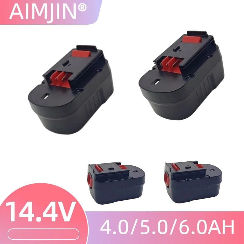 

Batteries for Black&Decker 14.4V 6.0Ah HPB14, 499936-34, 499936-35, A14 A144, A144EX A14F, B-8316, BD1444L