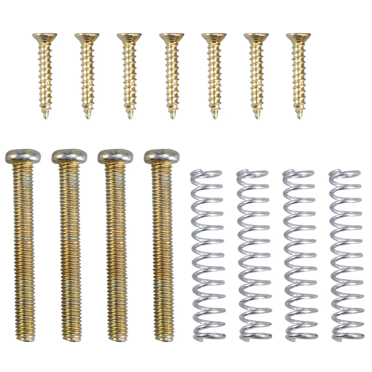 

Spring Gold Accessories Guitar Kit Mounting Screws Springs 3mm for Humbucker Pickup