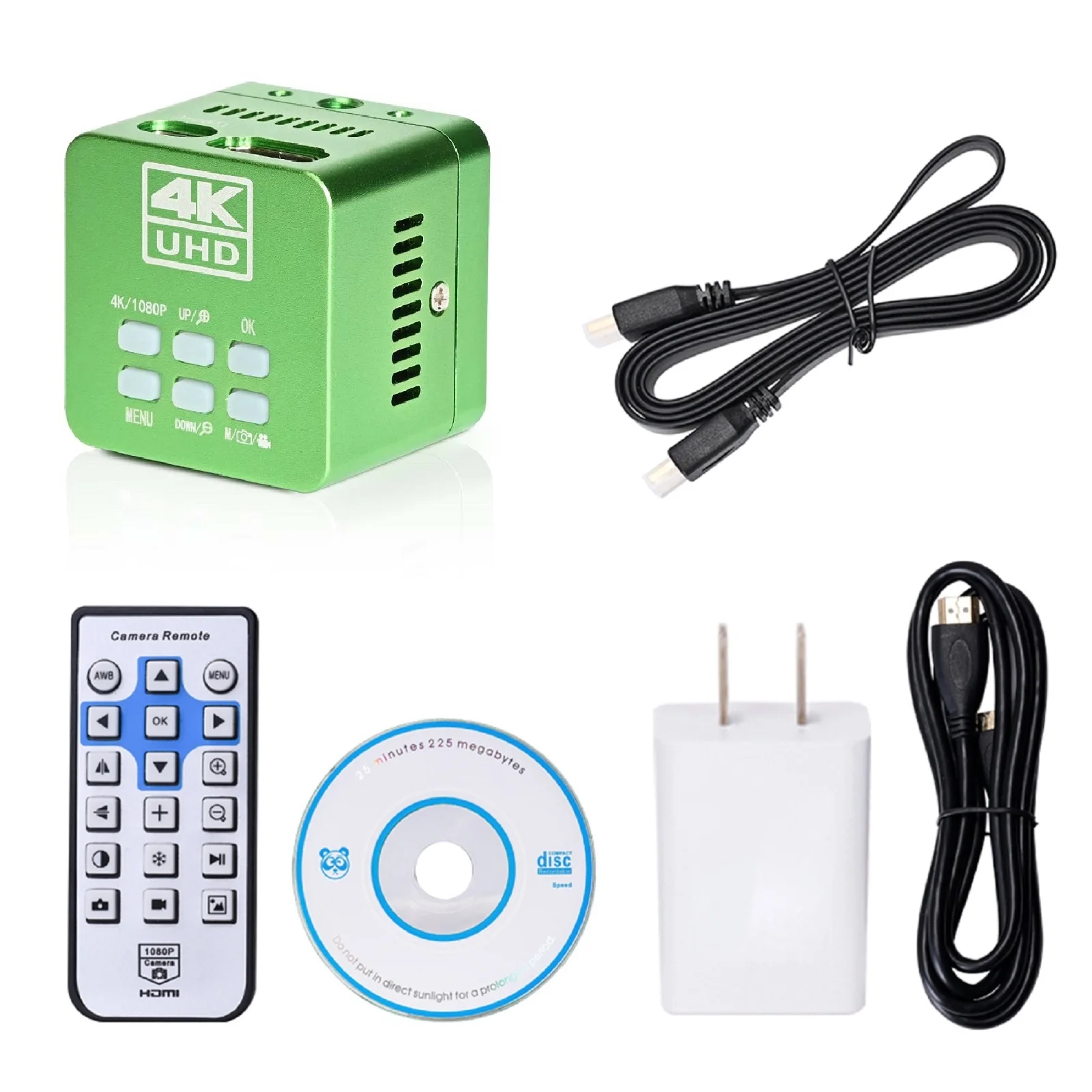 Image Acquisition Video Camera Devices Digital Zoom Infrared Remote Control 0.12A UltraHD 4K Industrial Camera