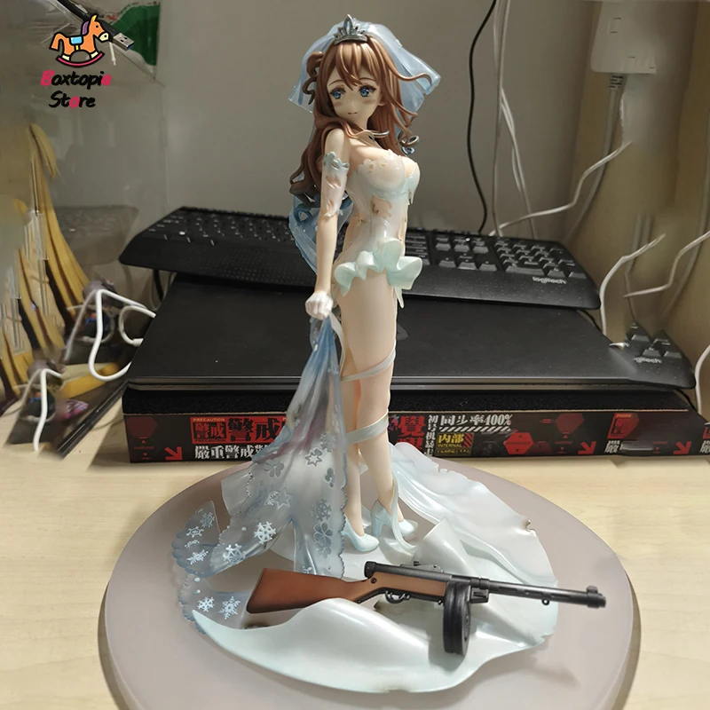 Figura Coleccionable Original de SSF Girls Frontline Suomi Kp 31 Happiness Mission Wedding para Adultos, Colección para Entusiastas del Anime