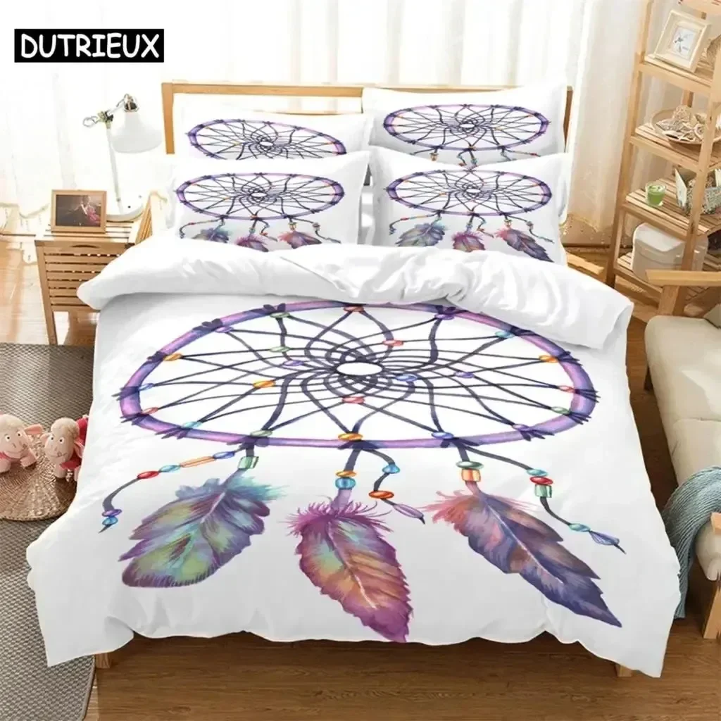 

Luxury New 3D Print Color wind chimes Bedding Set Duvet Cover Set 3d Bedding Digital Bed Linen Queen Bedding Set Fashion Design