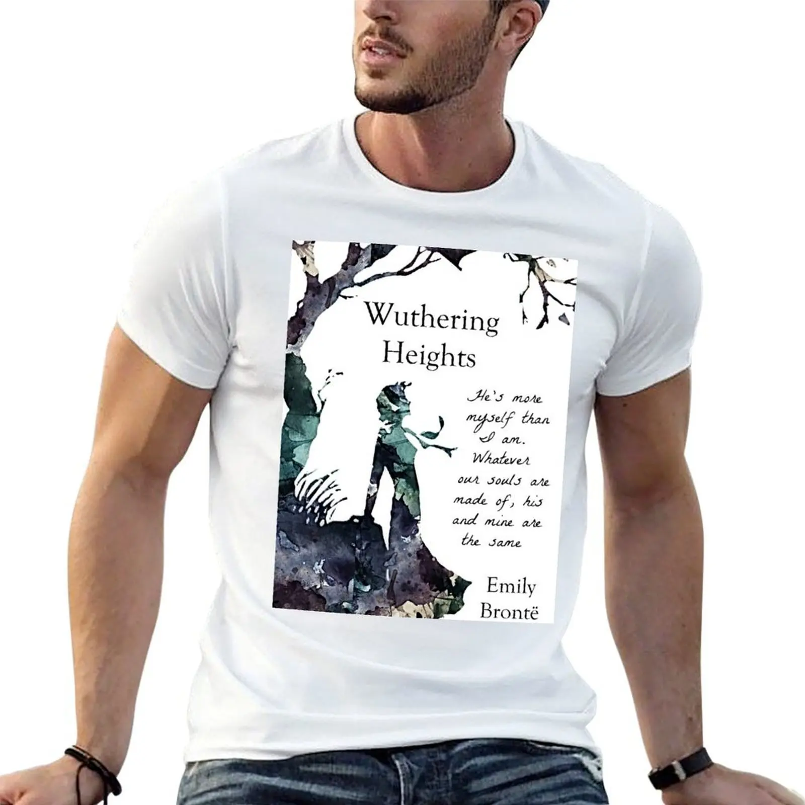 

Wuthering Heights, Emily Bronte T-Shirt man t shirt heavy cotton g man t shirts for men T-Shirt