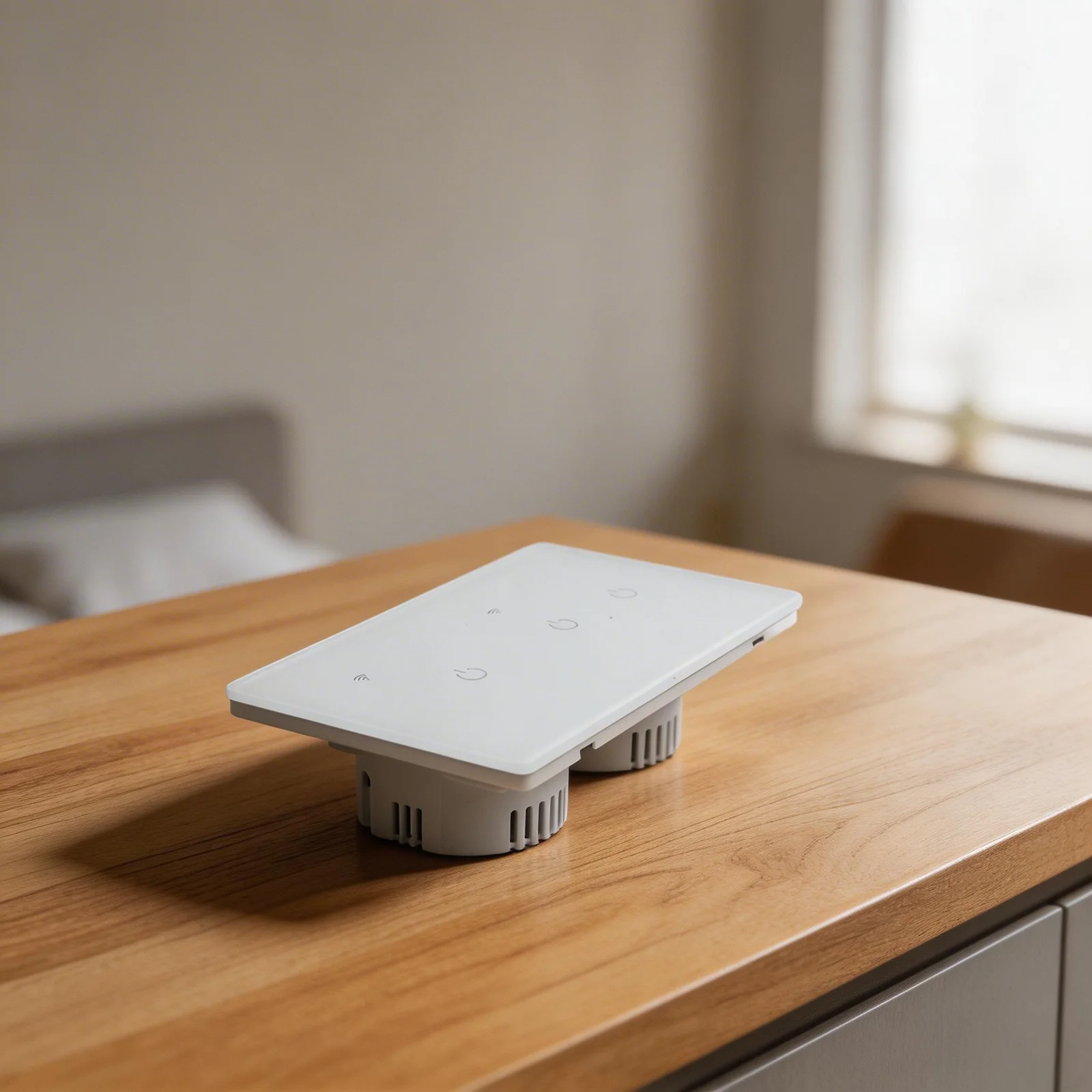 For Smart Touch Wall Switch 2 Way Voice Control For For Tuya For Smart Life App Remote WiFi Glass Panel Light Switch For Home Au