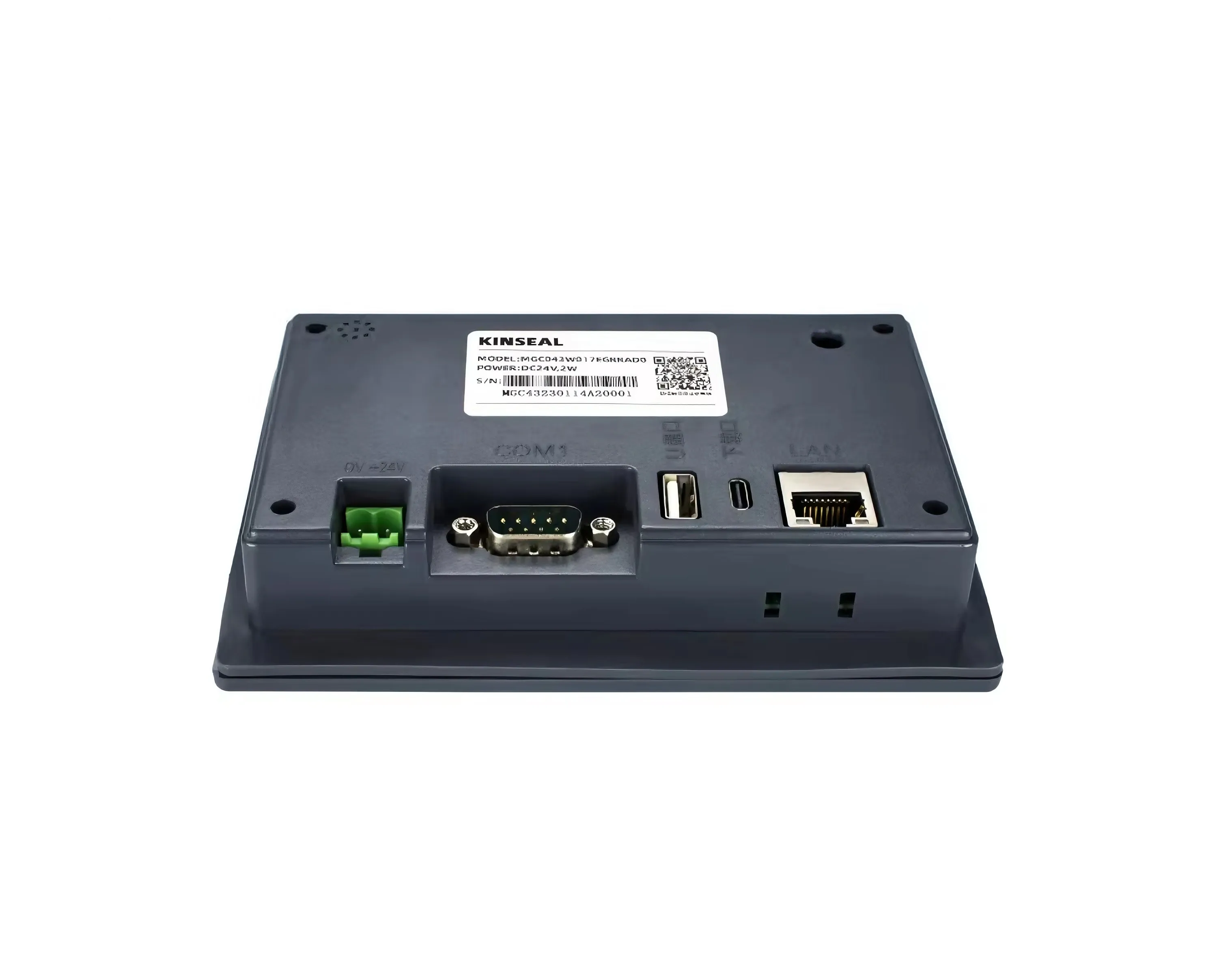 4.3-Inch HMI Touch Screen MGC Series Serial Display with RS232/RS485 Ethernet Port Linux Smart Screen for Industrial Use