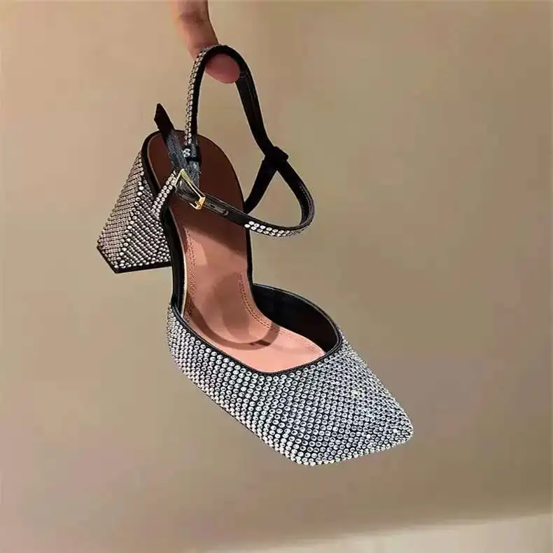 

Woman Trend Rhinestone Sandals Women Platform Elegant Sandal Female Summer Sandles Bridal Shoes Open Toe Sandalis