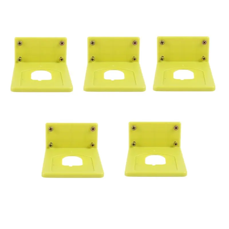 [NEWA08R】 Wall Mount For Battery Holder(5Packs) For Ryobi 18V- Includes Screws Fits For P102 P103 P104 P105 P107 Models