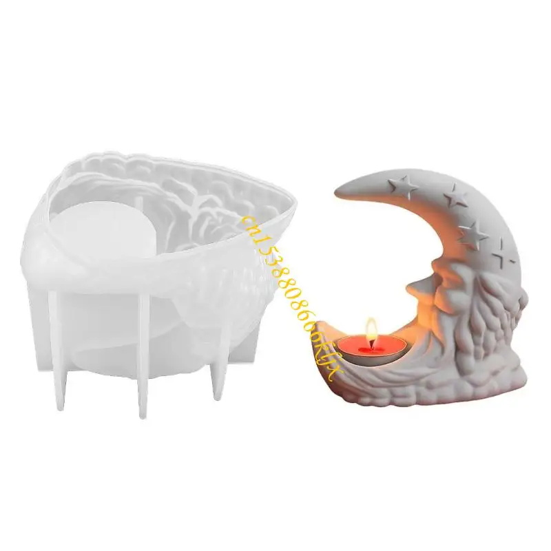 

Sturdy Silicone Moon Mould For Customes Projects And Holiday Gifting 066C