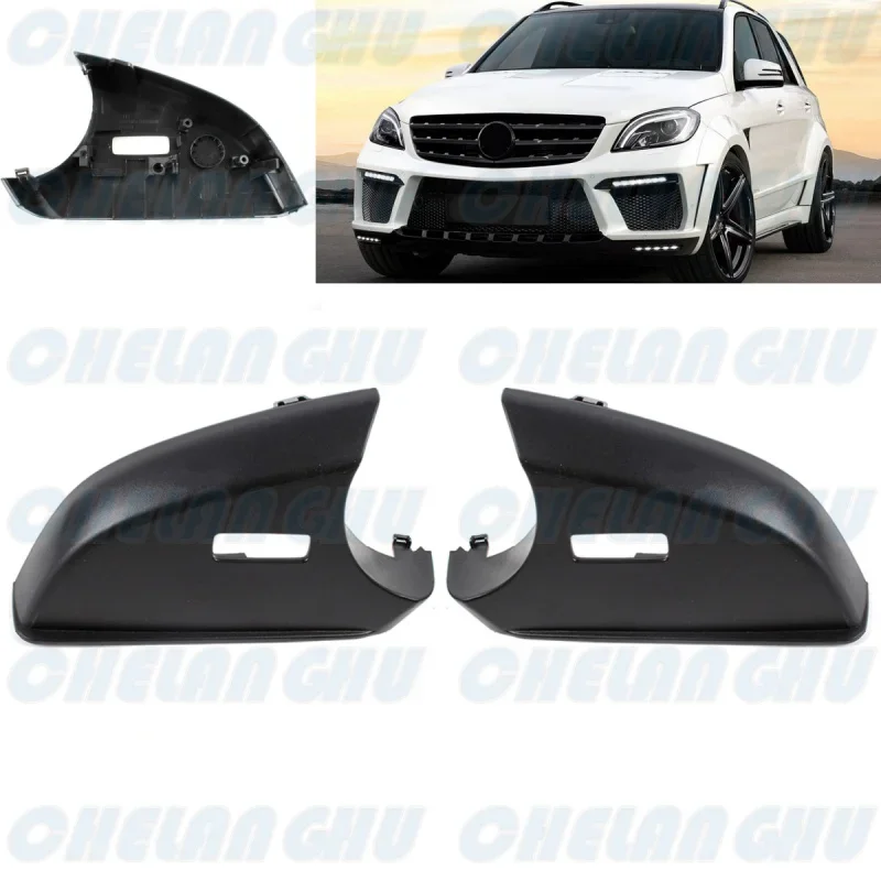 

For Benz W166 ML350 ML400 ML500 Coupe C292 X166 2016 2017 2018 2019 1 Pair reversing mirror bottom shell cover cap /single hole