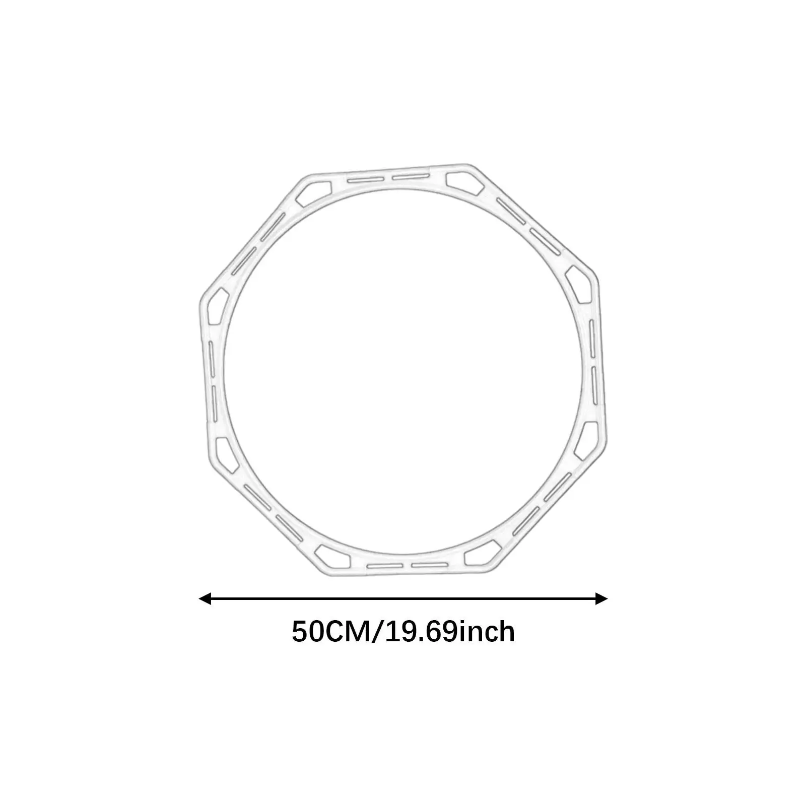 5x Agility Rings Soccer Training Rings Set Exercise Rings 50cm for Basketball Sports Practice Games Gymnastics Soccer Trainer