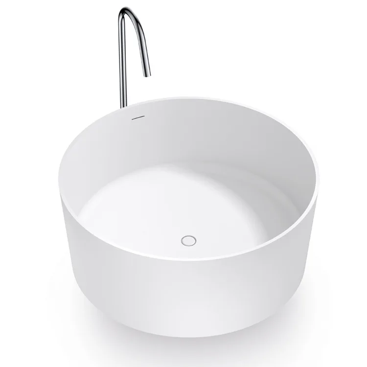 

Artificial Round Bathtub Hotel B & B Bathtub Independent Integrated Microcrystalline Bath