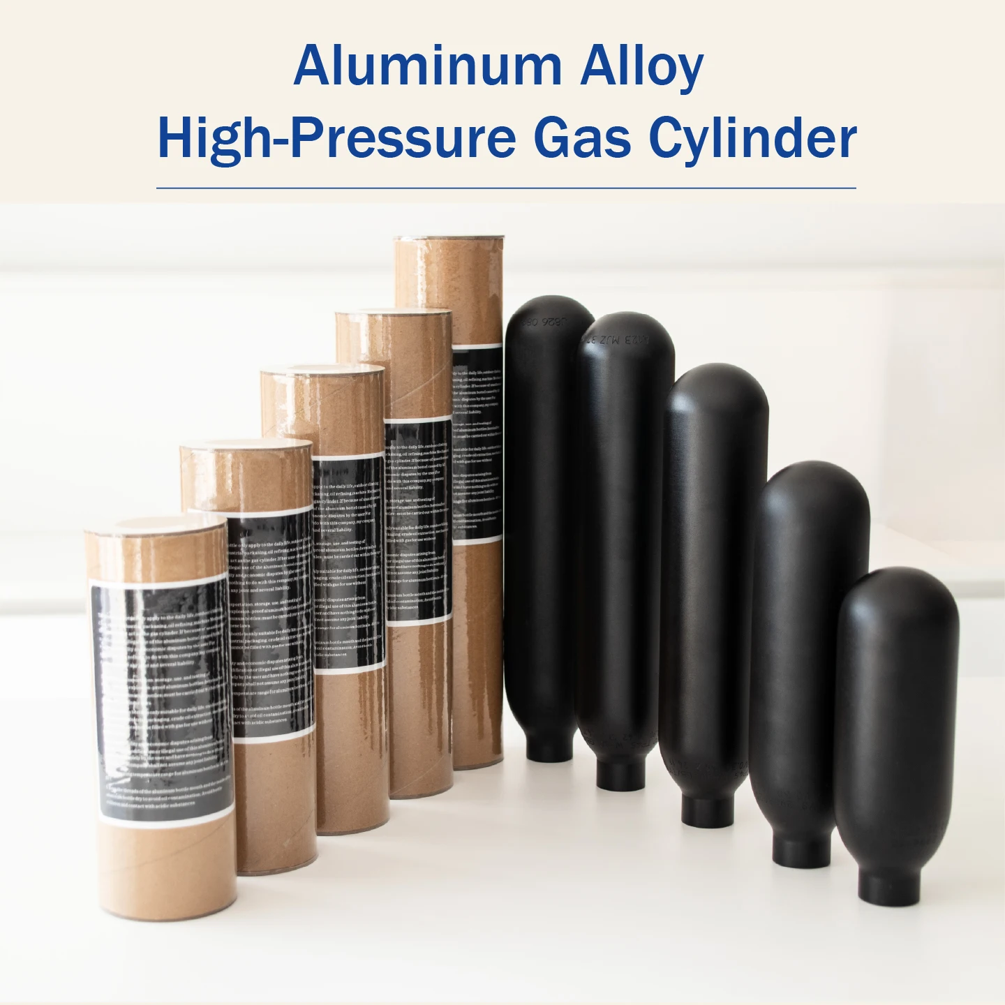 Aluminum alloy high-pressure gas cylinder 0.22L/0.3L/0.35L/0.42L/0.45L/diving rescue M18 * 1.5