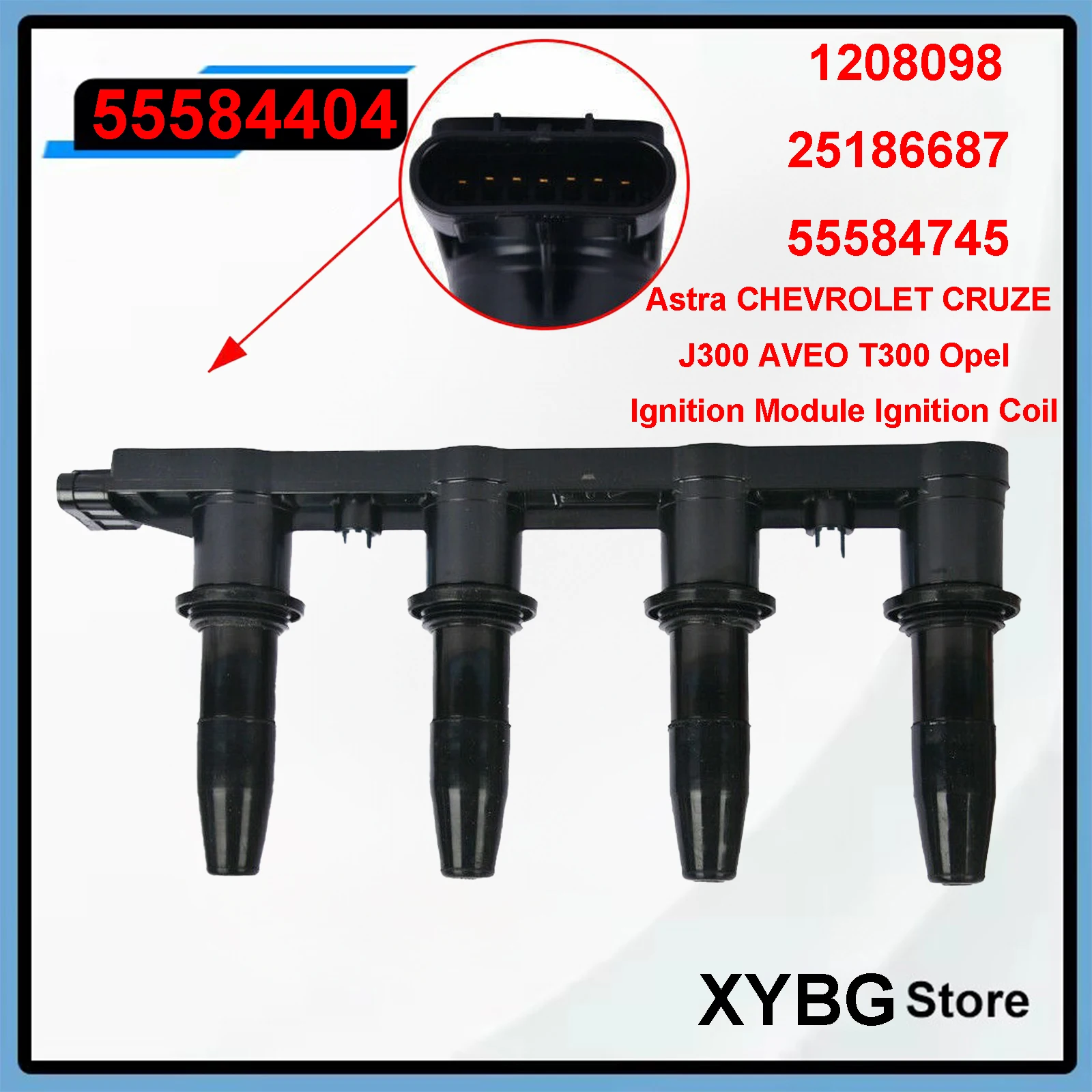 

55584404 1208098 25186687 55584745 для Astra CHEVROLET CRUZE J300 AVEO T300 Opel, модуль зажигания, катушка зажигания