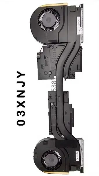 

03XNJY kk+НОВЫЙ Оригинальный вентилятор охлаждения процессора и графического процессора для ноутбуков Dell Precision 7550 7560 с радиатором