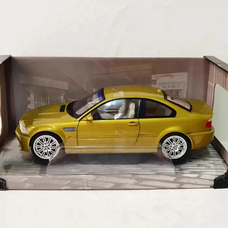 SOLIDO 1:18 Scale E46 M3 2000 Alloy Car Model Toy Collectible Ornament Souvenir Toys Cars