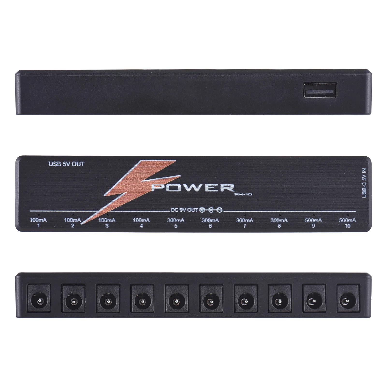 

10-канальная гитарная педаль с независимой защитой от короткого замыкания, светодиодный индикатор питания, педаль питания для гитарной педали эффектов