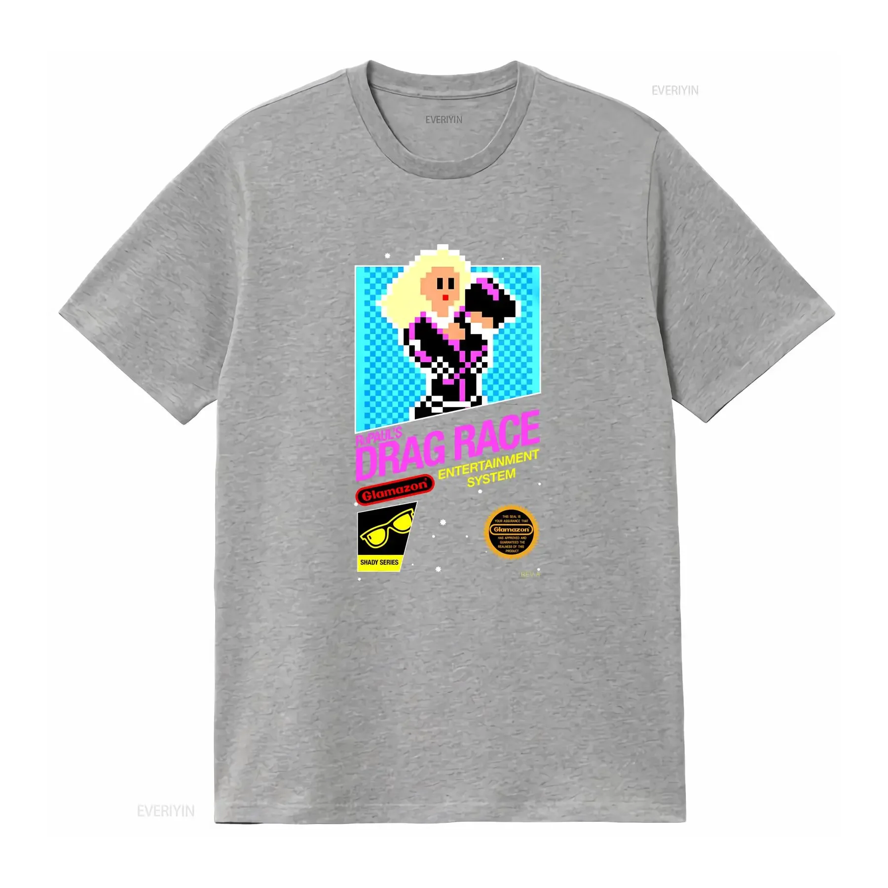 تي شيرت Rupaul S Drag Race 8 بت تي شيرت عتيق برسومات مغسولة ناعمة كاجوال للجنسين للارتداء اليومي ملابس خروج عصرية قابلة للتنفس